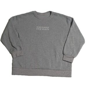 Noah Kahan Stick Season Crewneck Sweatshirt Gray Tour Merch Indie Folk Unisex
